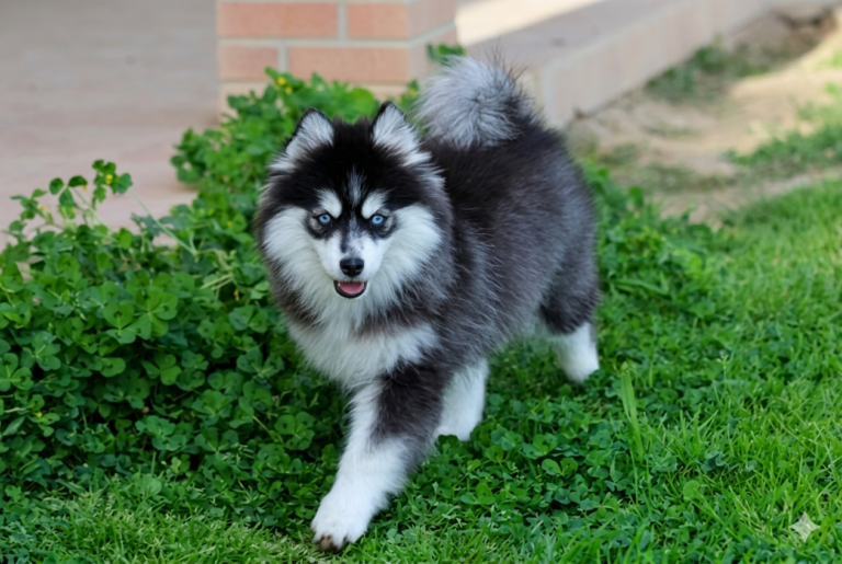Pomsky adulte Tres'Or boréales élévage